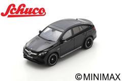 【2024年4月発売予定】 Schuco 450399800 1/43 X253 Mercedes GLE 63 Coupé 2016 – Obsidian black metallic