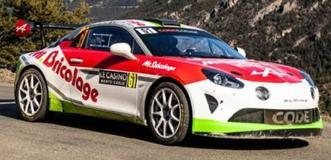 【2024年7月発売予定】 Spark S6859 1/43 Alpine A110 Rally RGT No.61 Code Racing Development 1st RGT Rally Monte Carlo 2024 P. Baffoun - M. Dupuy