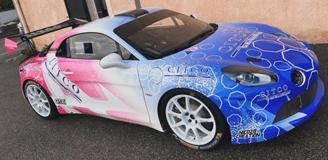 Spark S6860 1/43 Alpine A110 Rally RGT No.62 3rd RGT Rally Monte Carlo 2024 C. Berard - C. Bernabo