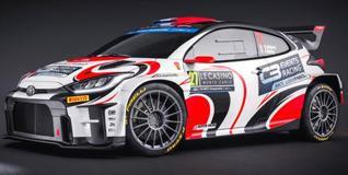 Spark S6862 1/43 TOYOTA GR Yaris Rally 2 No.27 Burton Racing 6th RC2 Rally Monte Carlo 2024 S. Lefebvre - A. Malfoy