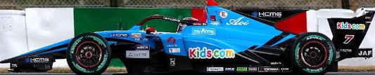 【2024年8月以降順次発売予定】 Spark SFJ027 1/43 Kids com KCMG Cayman SF23 No.7 Kids com Team KCMG TRD 01F Super Formula 2024 Kamui Kobayashi