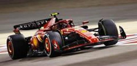 【2024年11月発売予定】 Looksmart LS18F1056 1/18 Scuderia Ferrari SF-24 No.55 3rd Bahrain GP 2024 Carlos Sainz