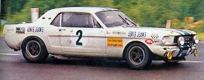 【2024年6月以降発売予定】 Spark 100SPA03 1/43 Ford Mustang No.2 Team Claude Dubois 2nd 24H Spa 1968 "Eldé" - Y. Deprez