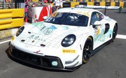 【2024年10月以降発売予定】 Spark SA286 1/43 Porsche 911 GT3 R (992) No.33 R&B Racing 10th FIA GT World Cup Macau 2023 Hongli Ye