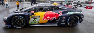 【2025年3月発売予定】 Spark 18SG068 1/18 Lamborghini Huracán GT3 EVO2 No.27 RED BULL TEAM ABT 5th 24H Nürburgring 2024 K. Van der Linde - M. Mapelli - J. Pepper