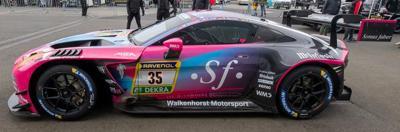 【2025年5月発売予定】 Spark SG962 1/43 Aston Martin Vantage AMR GT3 EVO No.35 Walkenhorst Motorsport 24H Nürburgring 2024 C. Hull – B. Mazatis – P. Assenheimer – M. D. Ortmann