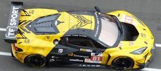 【2025年5月発売予定】 Spark S9155 1/43 Corvette Z06 GT3.R No.81 TF SPORT Le Mans 24H 2024 C. Eastwood - R. Andrade - T. Van Rompuy