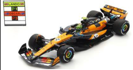 Spark S9622 1/43 McLaren MCL39 No.4 McLaren Formula 1 Team Winner Monaco GP 2025  Lando Norris