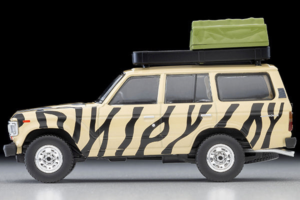 【2026年7月発売予定】 TLV 1/64 海洋堂×トミカリミテッド ヴィンテージ ジオコレ64 #カースナップ31a サファリ3 (トヨタ ランドクルーザー60付属)