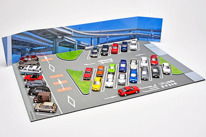 TLV 1/64 トミカラマ ヴィンテージ12a 大黒パーキングエリア マットA