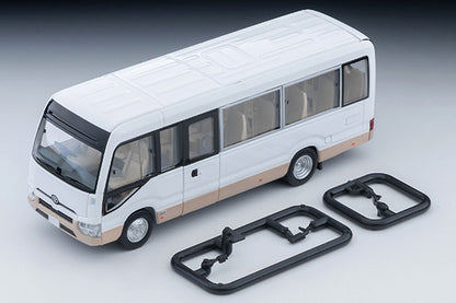 【2027年3月発売予定】 TLV 1/64 LV-N294d トヨタ コースター LX (白/ベージュ)