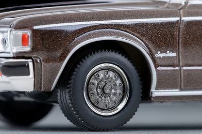 【2027年2月発売予定】 TLV 1/64 LV-N83c トヨタ クラウン 4ドア ピラードハードトップ 2000 スーパーサルーン エクストラ (茶) 78年式
