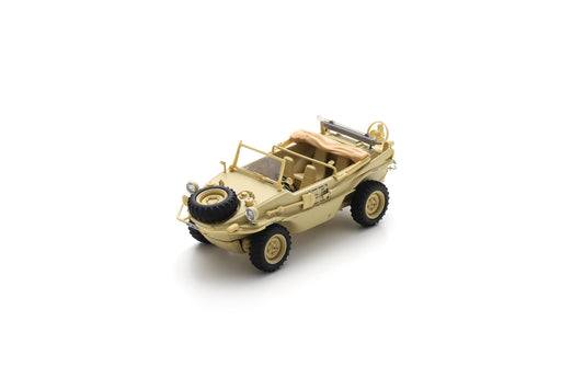【2026年6月以降発売予定】 Schuco 35U00004 1/35 Schwimmwagen Type 166, German Army, dark-yellow