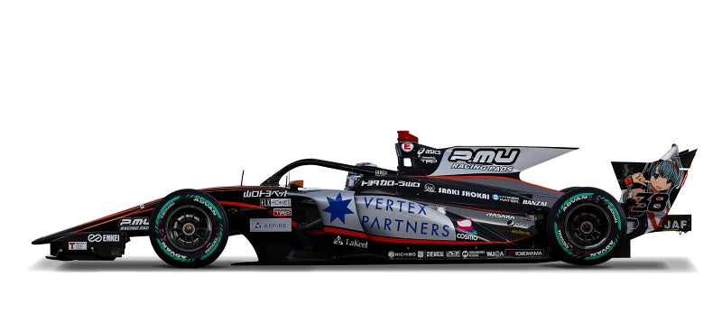 38 阪口 晴南 Sena Sakaguchi VERTEX PARTNERS CERUMO・INGING SUPER FORMULA  2024 SF23 Spark SFJ037 1/43