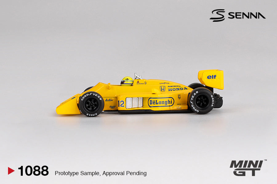 【2025年12月以降発売予定】 MINI GT MGT01088-L 1/64 ロータス 99T モナコグランプリ 1987 優勝車 #12 アイルトン・セナ