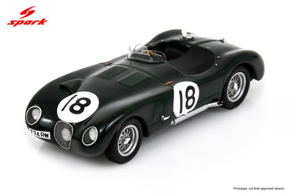 Spark 43LM1953 1/43 Jaguar XK 120 C No.18 Winner 24H Le Mans 1953 T. Rolt – D. Hamilton