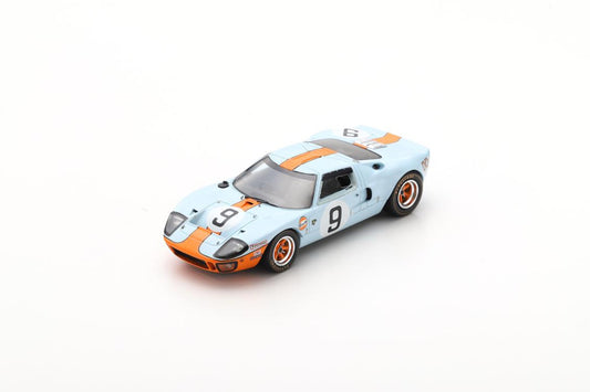 【2026年6月発売予定】 Spark 43LM68 1/43 Ford GT 40 No.9 Winner 24H Le Mans 1968 P. Rodríguez - L. Bianchi