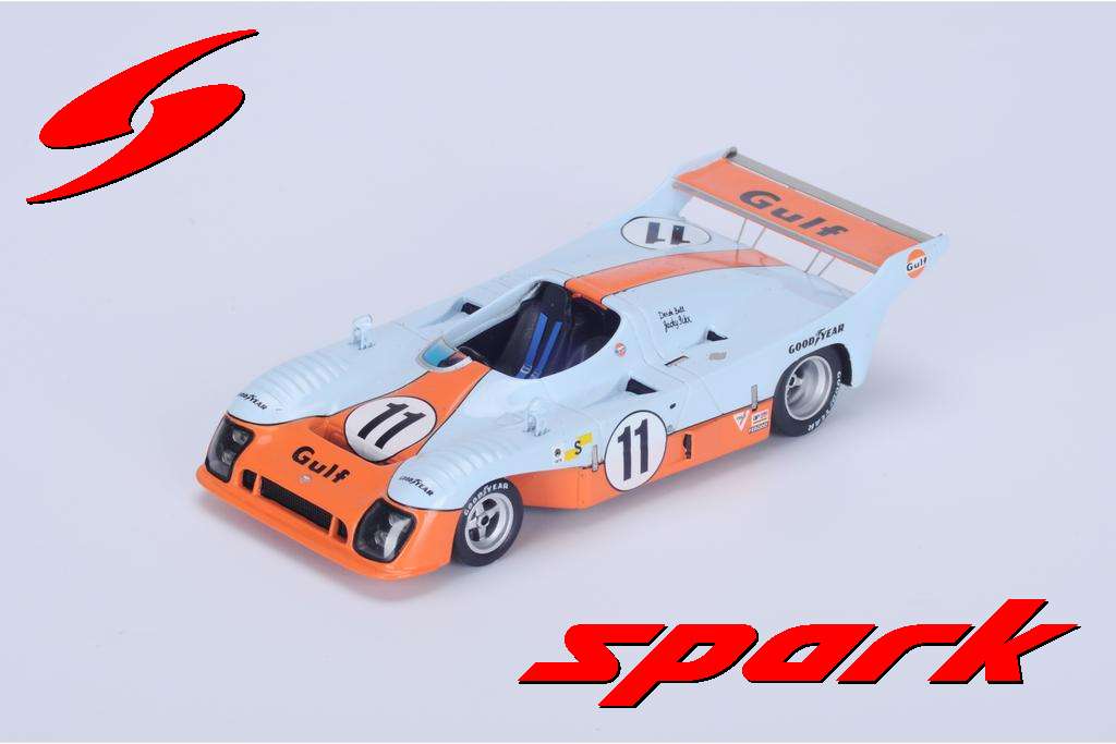 Spark 43LM75 1/43 Gulf-Mirage GR8 No.11 Winner Le Mans 24H 1975 J. Ickx - D. Bell