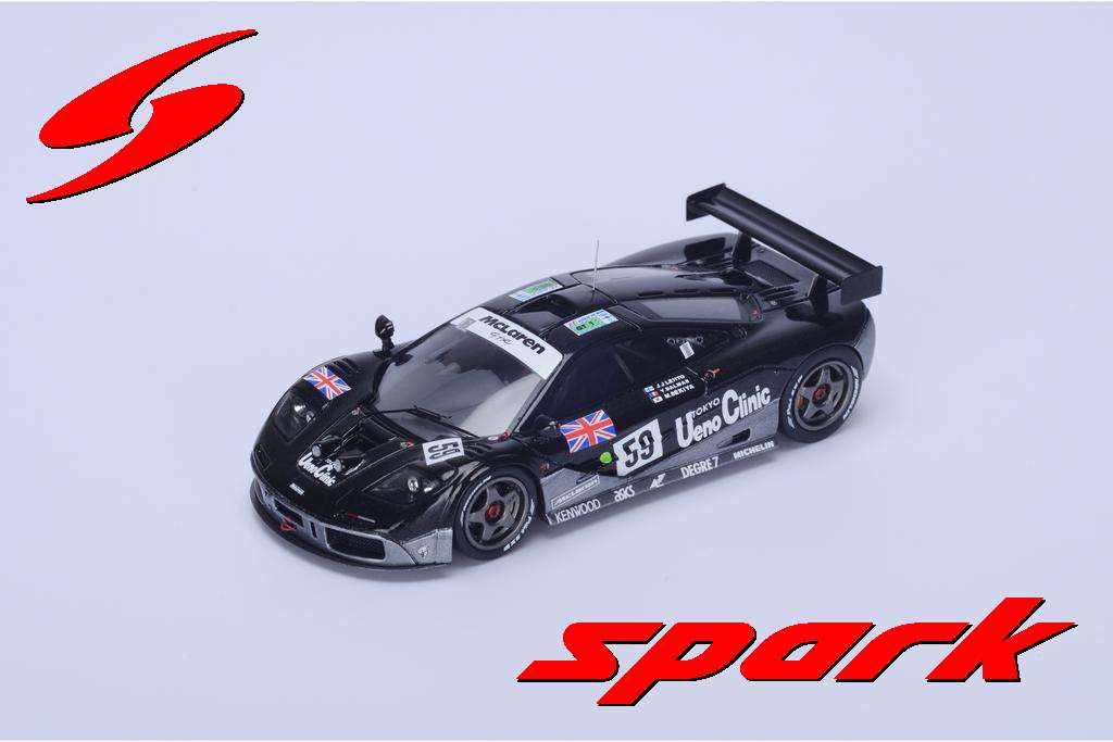 Spark 43LM95 1/43 McLaren F1 GTR No.59 Winner Le Mans 24H 1995 J. J. Lehto - Y. Dalmas - M. Sekiya