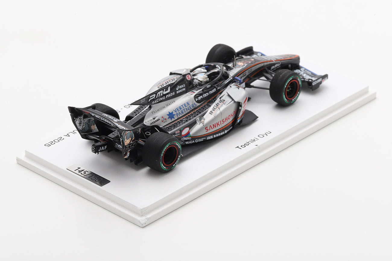 39 大湯 都史樹 Toshiki Oyu  SANKi VERTEX PARTNERS CERUMO・INGING SUPER FORMULA 2025 SF23 Spark 43SF2539