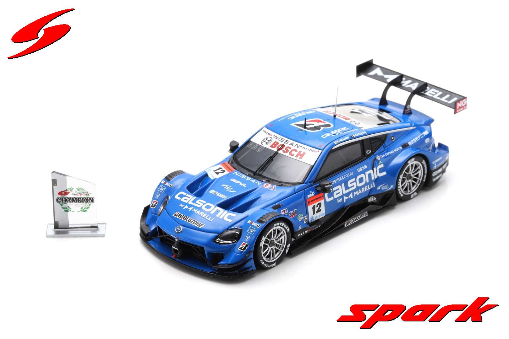 Spark 43SGT2022 1/43 CALSONIC IMPUL Z No.12 TEAM IMPUL Series Champion –  Racing Models