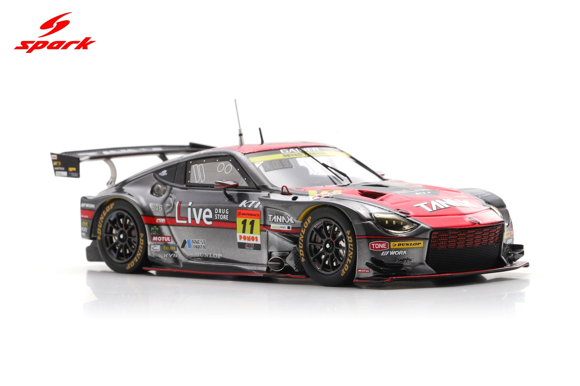 Spark 43SGT25011 1/43 GAINER TANAX Z GAINER No.11 GT300 SUPER GT