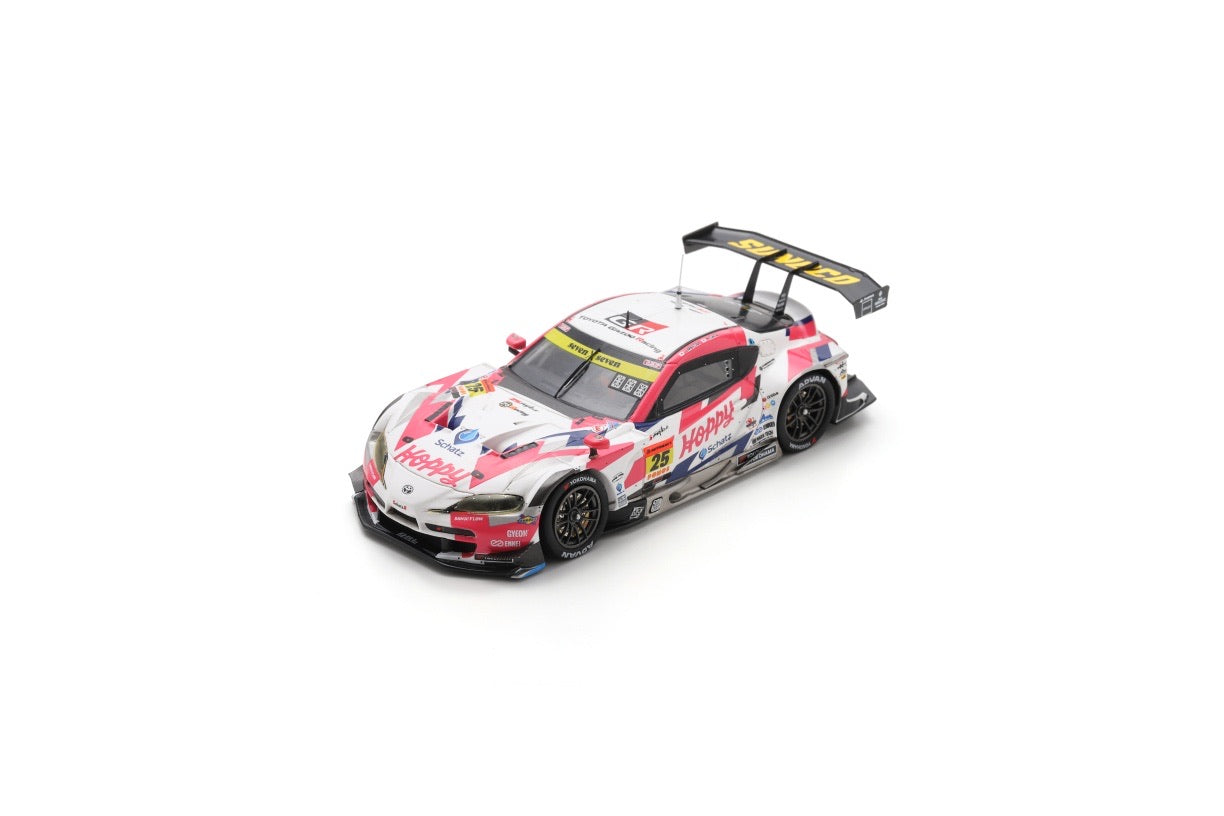 Spark 43SGT25025 1/43 HOPPY Schatz GR Supra GT HOPPY team TSUCHIYA No.25 GT300 SUPER GT 2025 T. Matsui - K. Sato