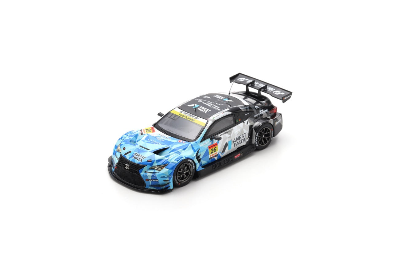 【2026年3月以降発売予定】  Spark 43SGT25026 1/43 ANEST IWATA RC F GT3 ANEST IWATA Racing No.26 GT300 SUPER GT 2025 I. Omura Fraga - H. Yasuda