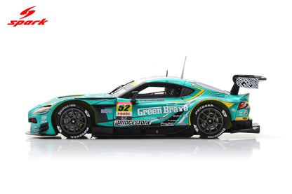 Spark 43SGT25052 1/43 Green Brave GR Supra GT Saitama Green Brave No.52 GT300 SUPER GT 2025 H. Yoshida - S. Nonaka