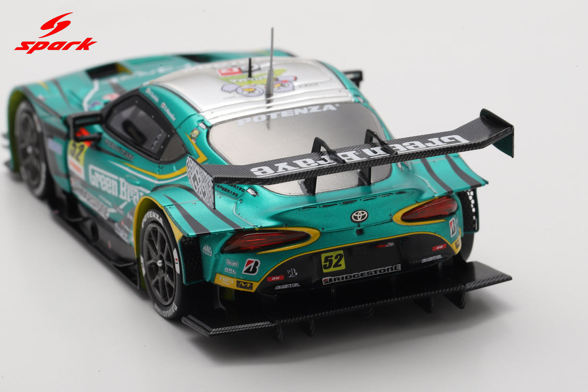 Spark 43SGT25052 1/43 Green Brave GR Supra GT Saitama Green Brave No.52 GT300 SUPER GT 2025 H. Yoshida - S. Nonaka