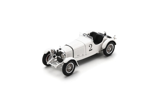【2024年7月以降発売予定】 Spark 43SPA1931 1/43 Mercedes-Benz SSK No.2 Winner 24H Spa 1931 D. Djordjadze - G. Zehender