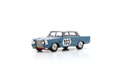 【2024年8月以降発売予定】 Spark 43SPA1964 1/43 Mercedes-Benz 300 SE No.102 Winner 24H Spa 1964 R. Crevits - G. Gosselin