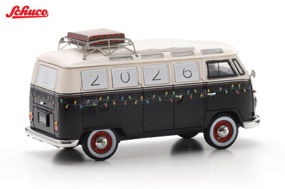 【2026年10月発売予定】 Schuco 43U00209 1/43 1960 VW T1 Bus "Christmas Edition 2026"