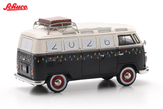 【2026年10月発売予定】 Schuco 43U00209 1/43 1960 VW T1 Bus "Christmas Edition 2026"