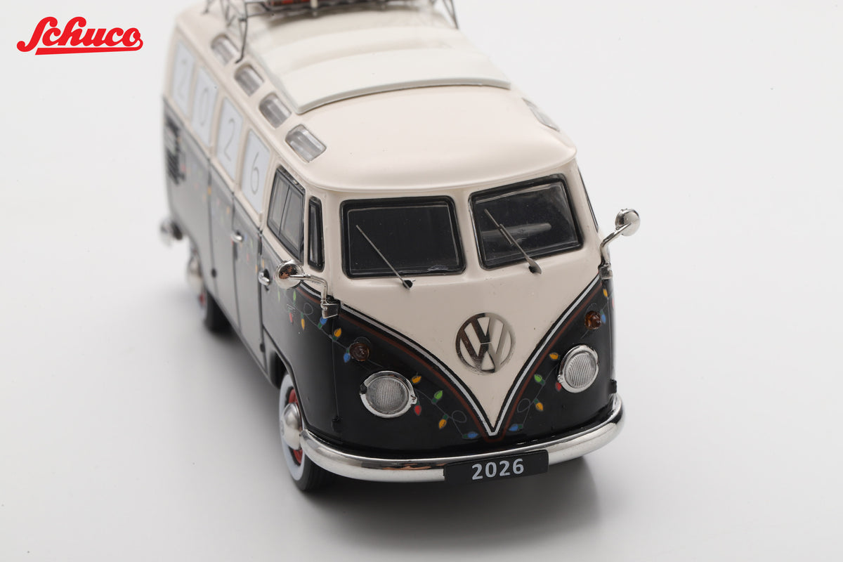 Schuco 43U00209 1/43 1960 VW T1 Bus "Christmas Edition 2026"