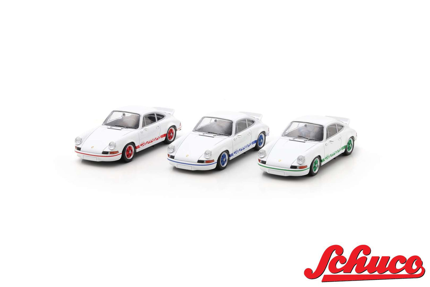 Schuco 450725700 1/43 Set "50 Jahre Porsche 911 Carrera 2.7 RS" II Lightweight