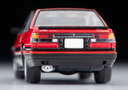 TLV NEO 1/64 LV-N304a トヨタ カローラレビン 2ドア GT-APEX 85年式（赤／黒）