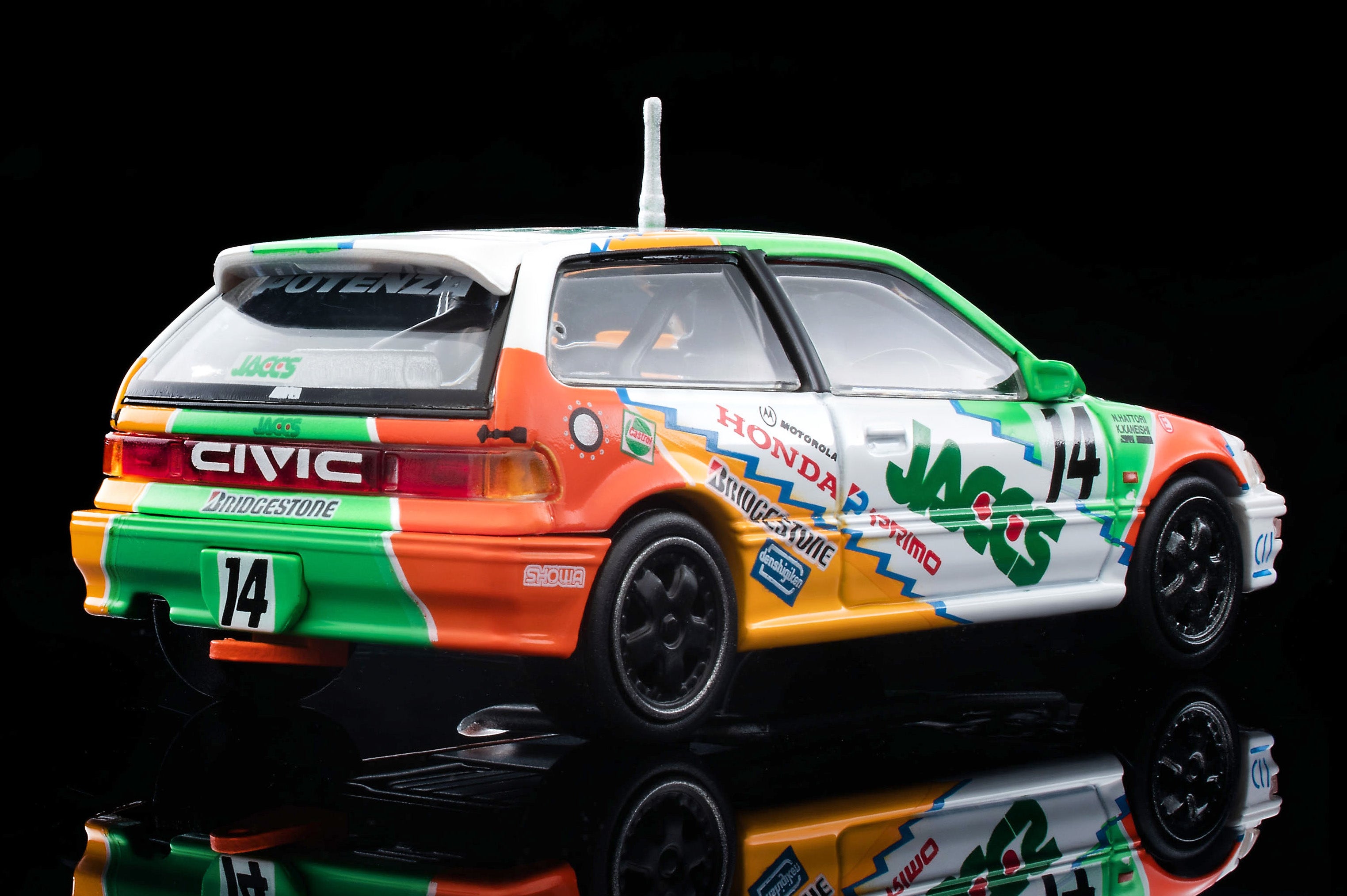 TLV 1/64 LV-N229b JACCS-CIVIC (92年仕様) – Racing Models