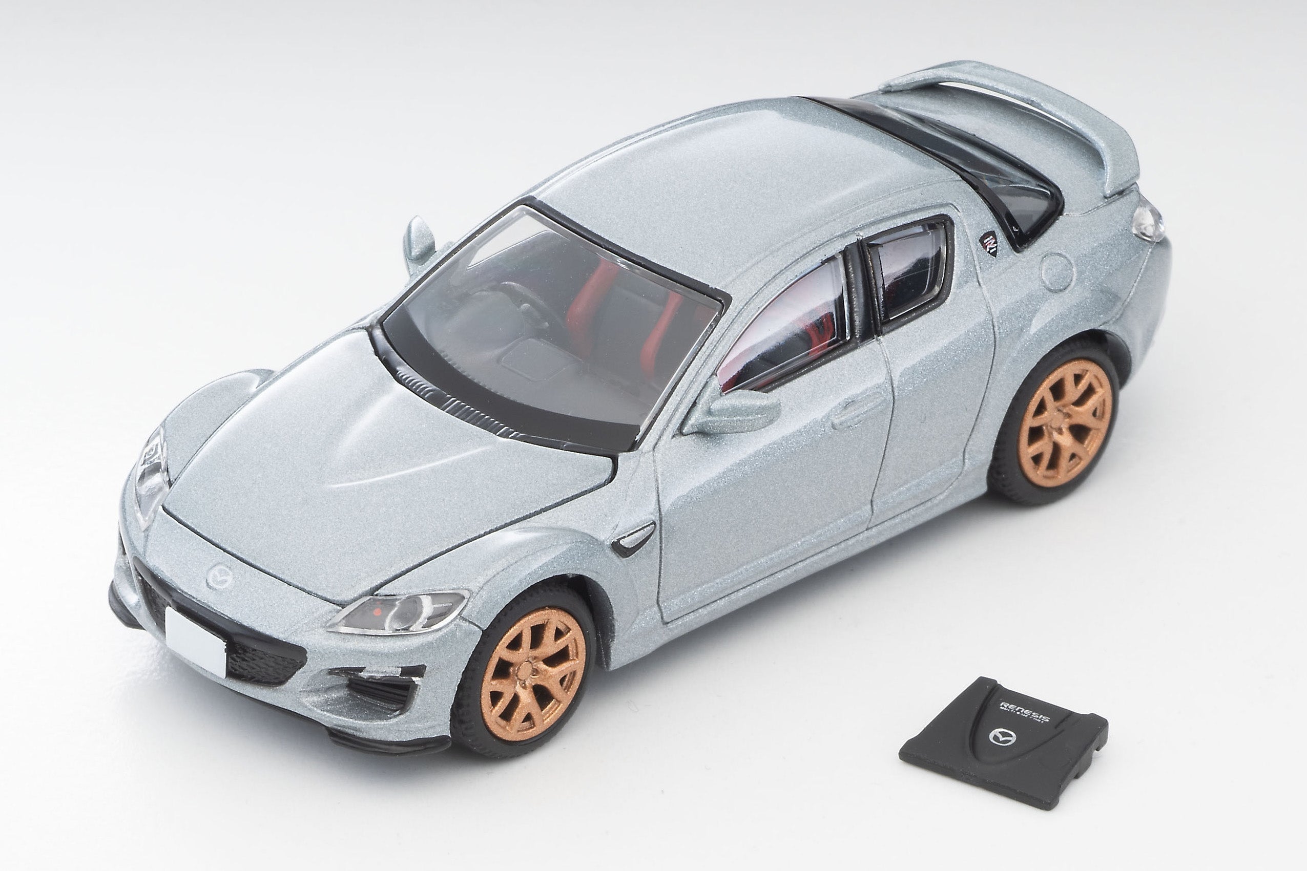 1/64 LV-N 日本車の時代18 マツダ RX-8 スピリットR(銀)2012年式