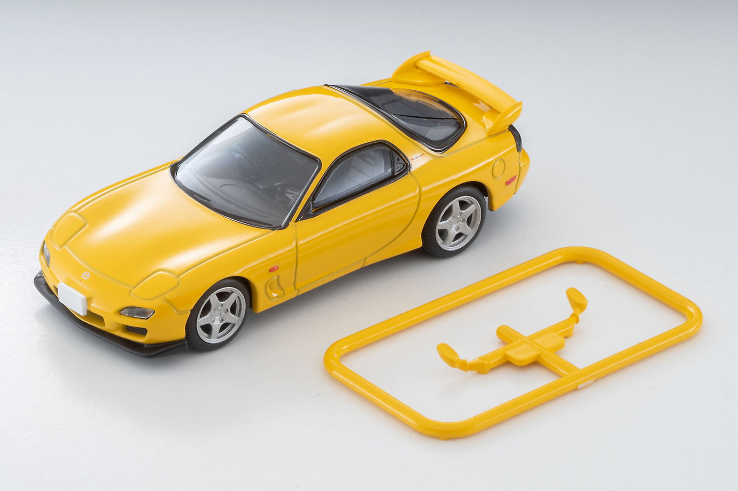 【2024年12月発売予定】 TLV 1/64 LV-N267d マツダ RX-7 タイプR バサーストR(黄) 2001年式