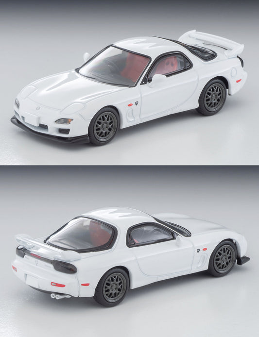 【2024年12月発売予定】 TLV 1/64 LV-N267e マツダ RX-7 スピリットR タイプA (白) 2002年式