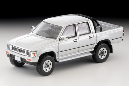 TLV 1/64 LV-N256c トヨタ ハイラックス4WD ピックアップ ダブルキャブ SSR(銀)91年式
