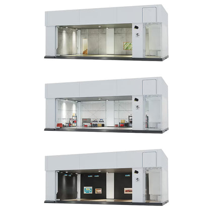 トミカプレミアム tomica GARAGE SILVER WHITE Standard Edition