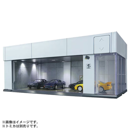 トミカプレミアム tomica GARAGE SILVER WHITE Standard Edition