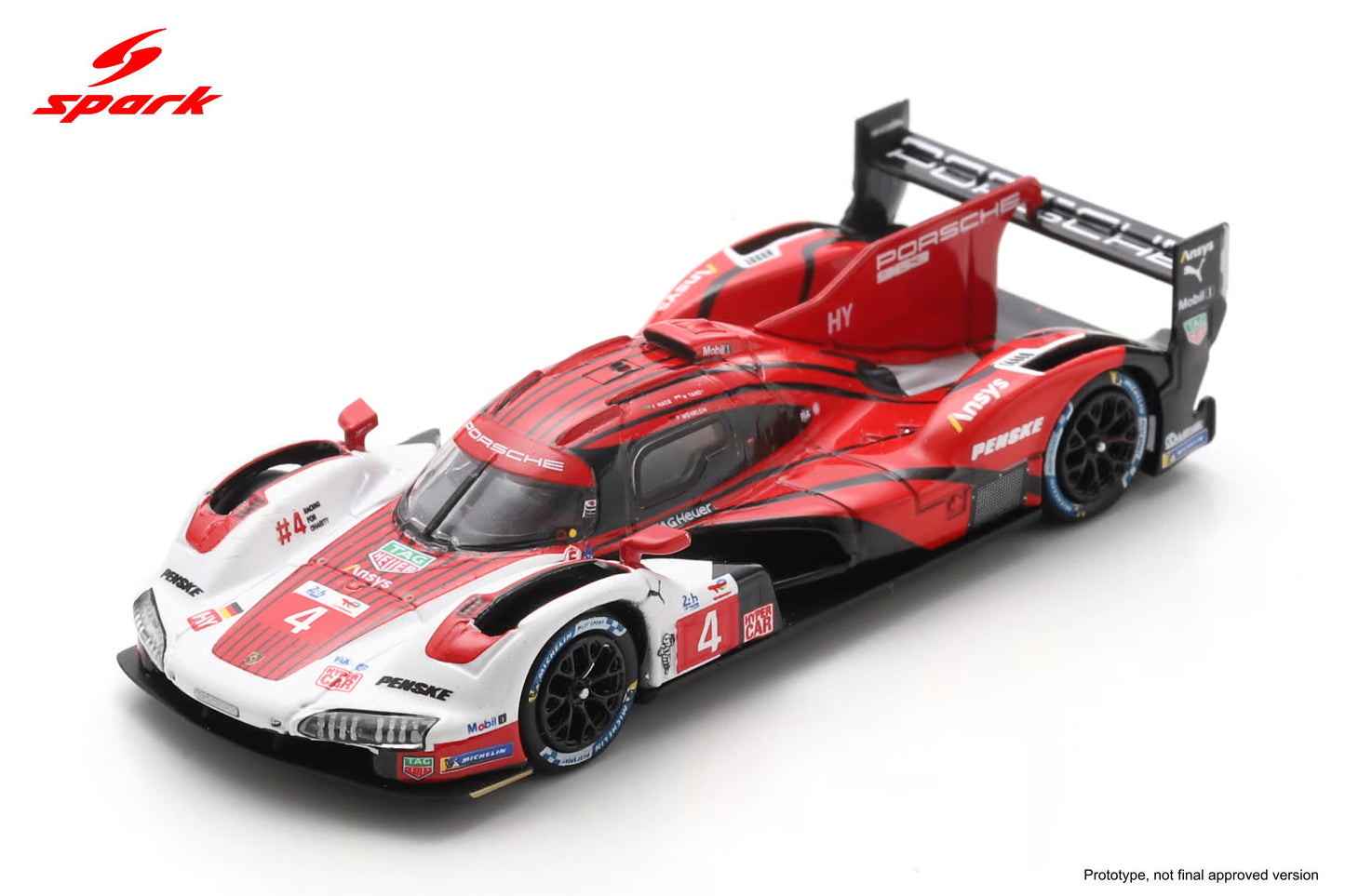 【2026年6月発売予定】 Spark 64S062 1/64 Porsche 963 No.4 PORSCHE PENSKE MOTORSPORT 8th Le Mans 24H 2025 F. Nasr - N. Tandy - P. Wehrlein