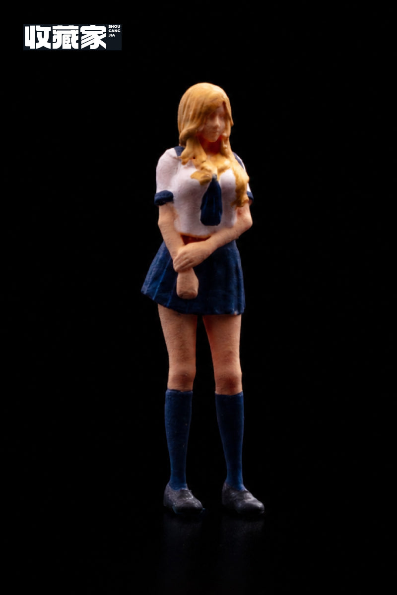 【2026年7月以降発売予定】 収蔵家 64035B 1/64 フィギュア制服の女の子