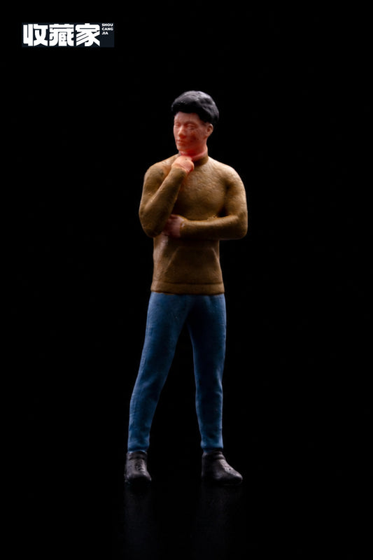 【2026年7月以降発売予定】 収蔵家 64223B 1/64 フィギュア思考する男性 (茶色い服)