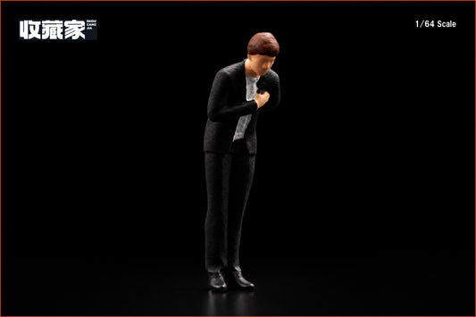 【2026年12月以降発売予定】 SHOUCANGJIA 64227B 1/64 Male Receptionist (Black Suit) Figure