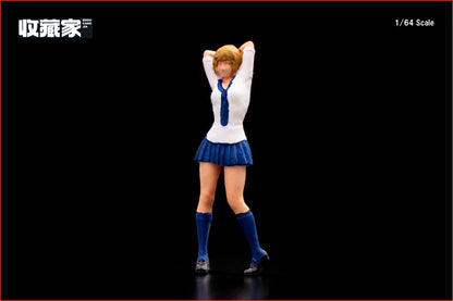 【2026年12月以降発売予定】 SHOUCANGJIA 64263B 1/64 Dancing High School Girl Figure