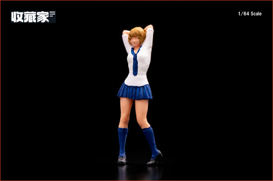 【2026年12月以降発売予定】 SHOUCANGJIA 64263B 1/64 Dancing High School Girl Figure